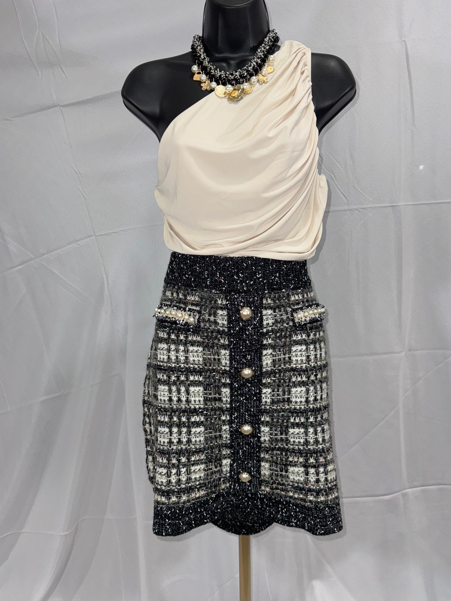 Ivory Drape Top