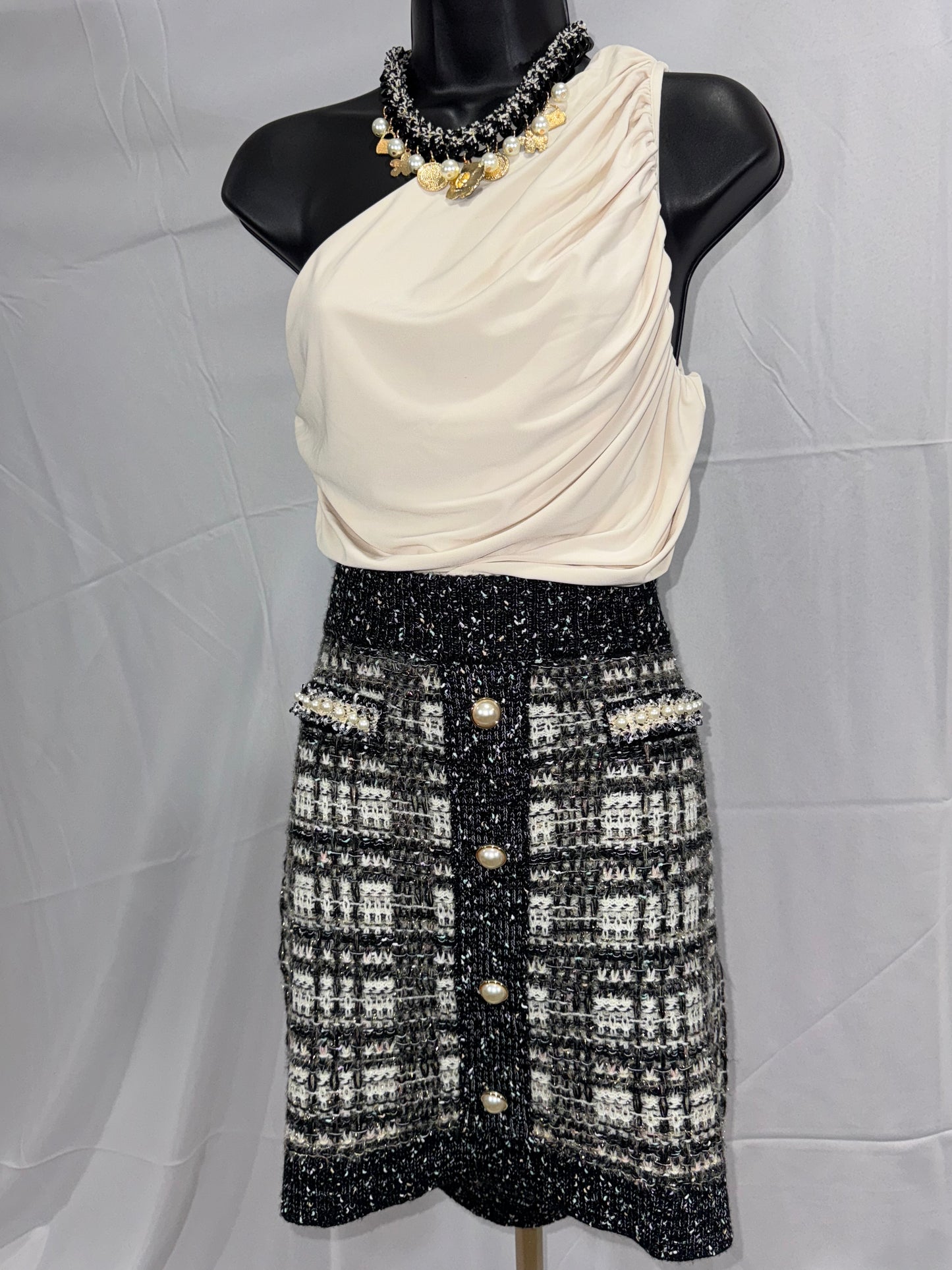 Ivory Drape Top