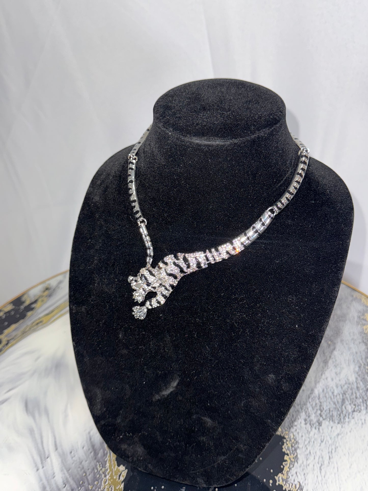 The Silver Tiger Choker