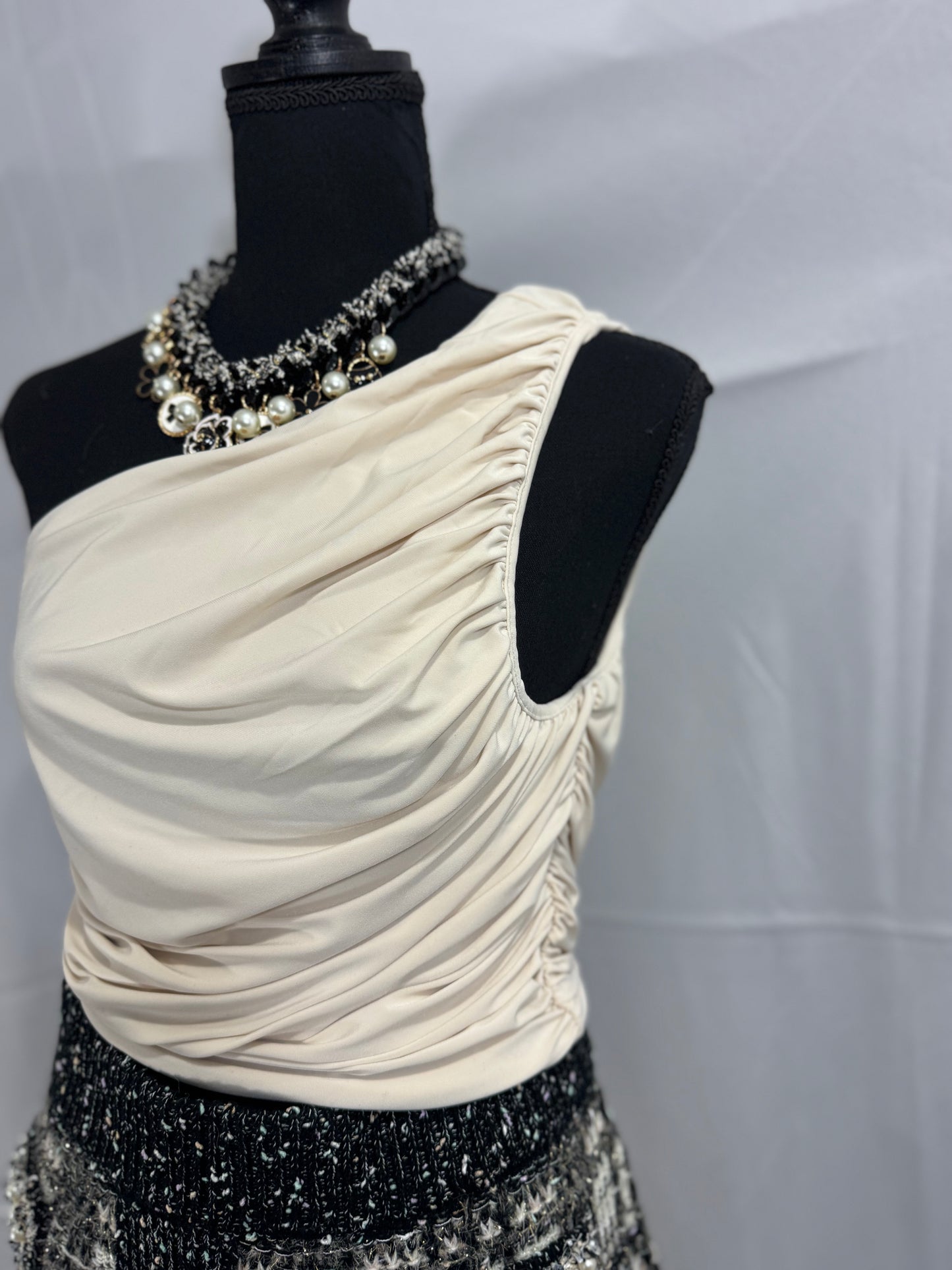 Ivory Drape Top