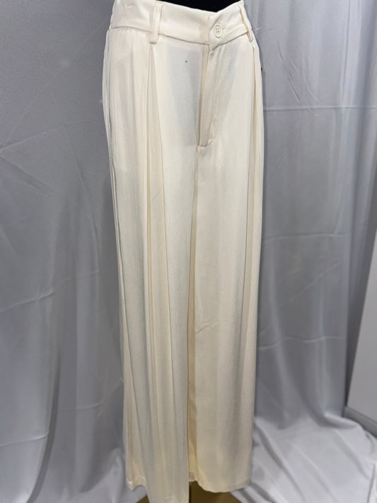 Ivory Wind Palazzo Pants